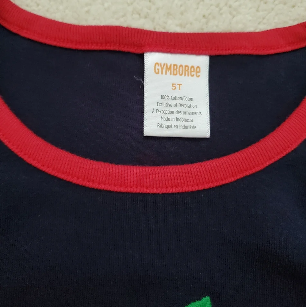 SOLD Gymboree Girls' Peek-A-Boo Apple Patch Top - Teacher's Favorite Shirt sz5T